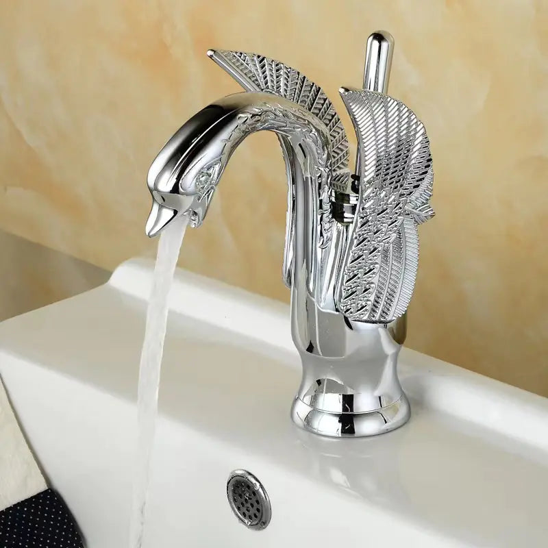 Antique Copper Bathroom Vanity Washbasin Faucet