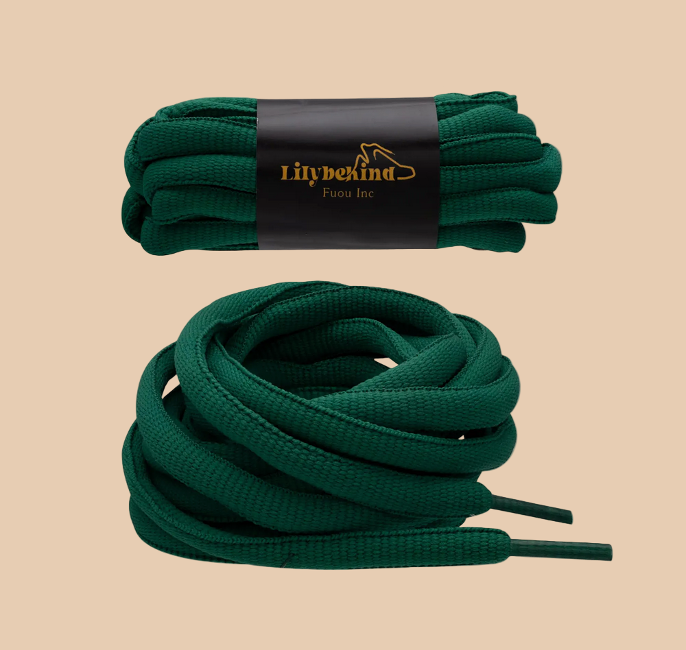 Replacement Shoe Laces for Sneakers - Thick Green