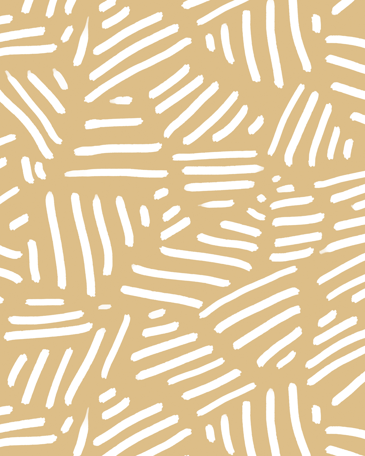 Simple Stripes Wallpaper, yellow
