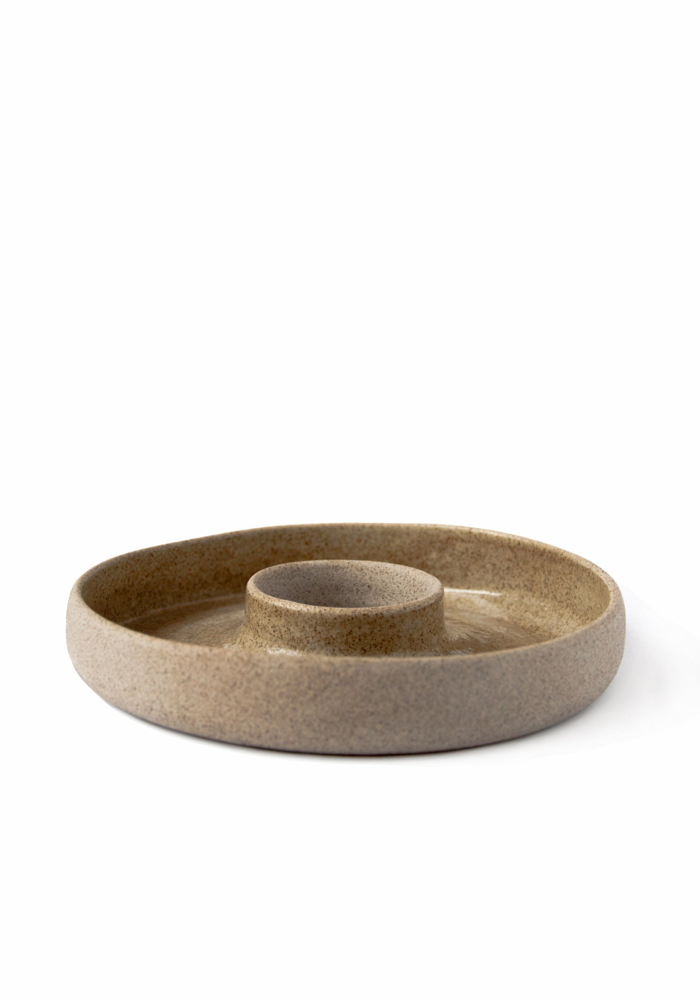 Handmade Stoneware Serving Dish - Concrete