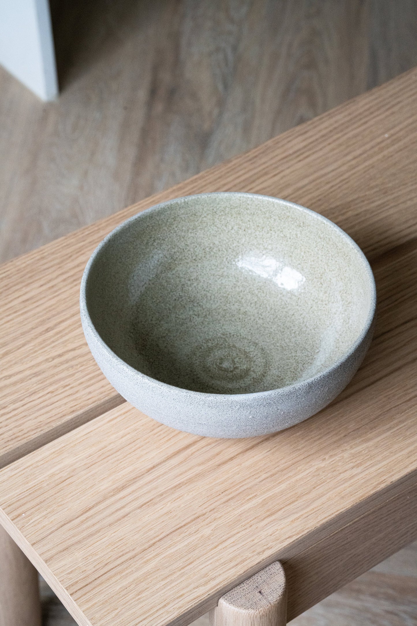 Handmade Stoneware Ramen Bowl - Concrete