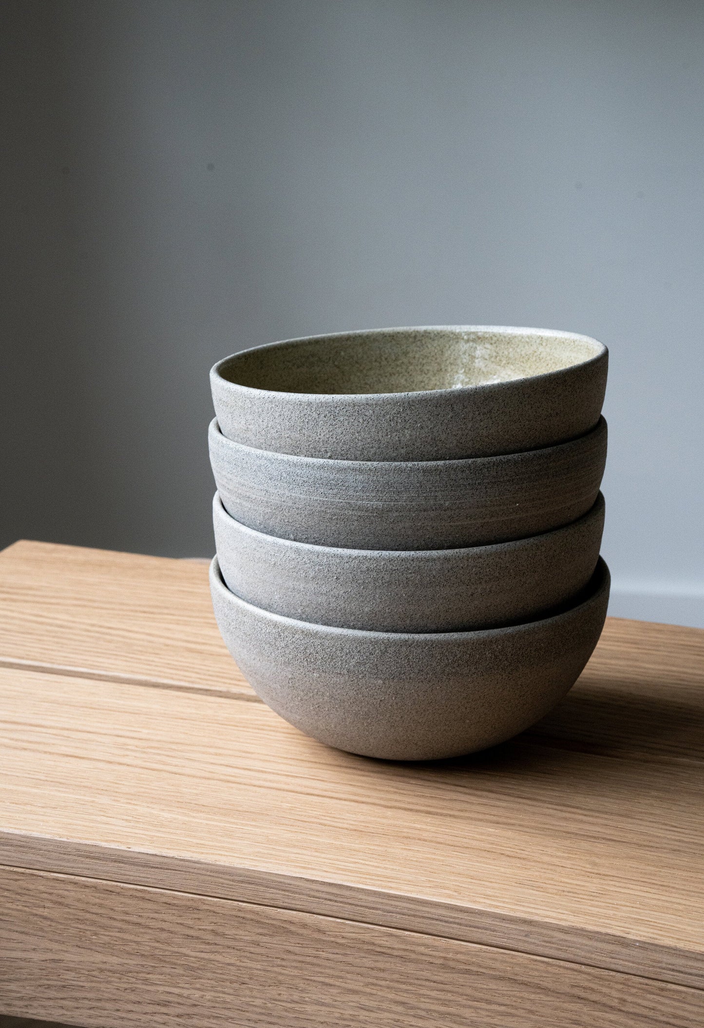 Stoneware Everyday Bowl - Concrete