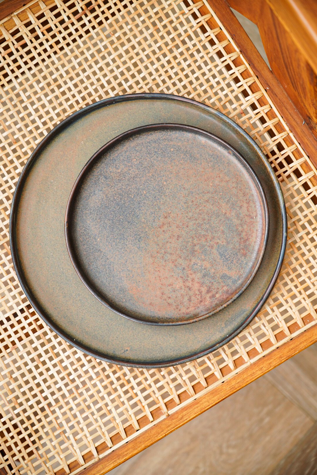 Rust Stoneware Dinner Plate