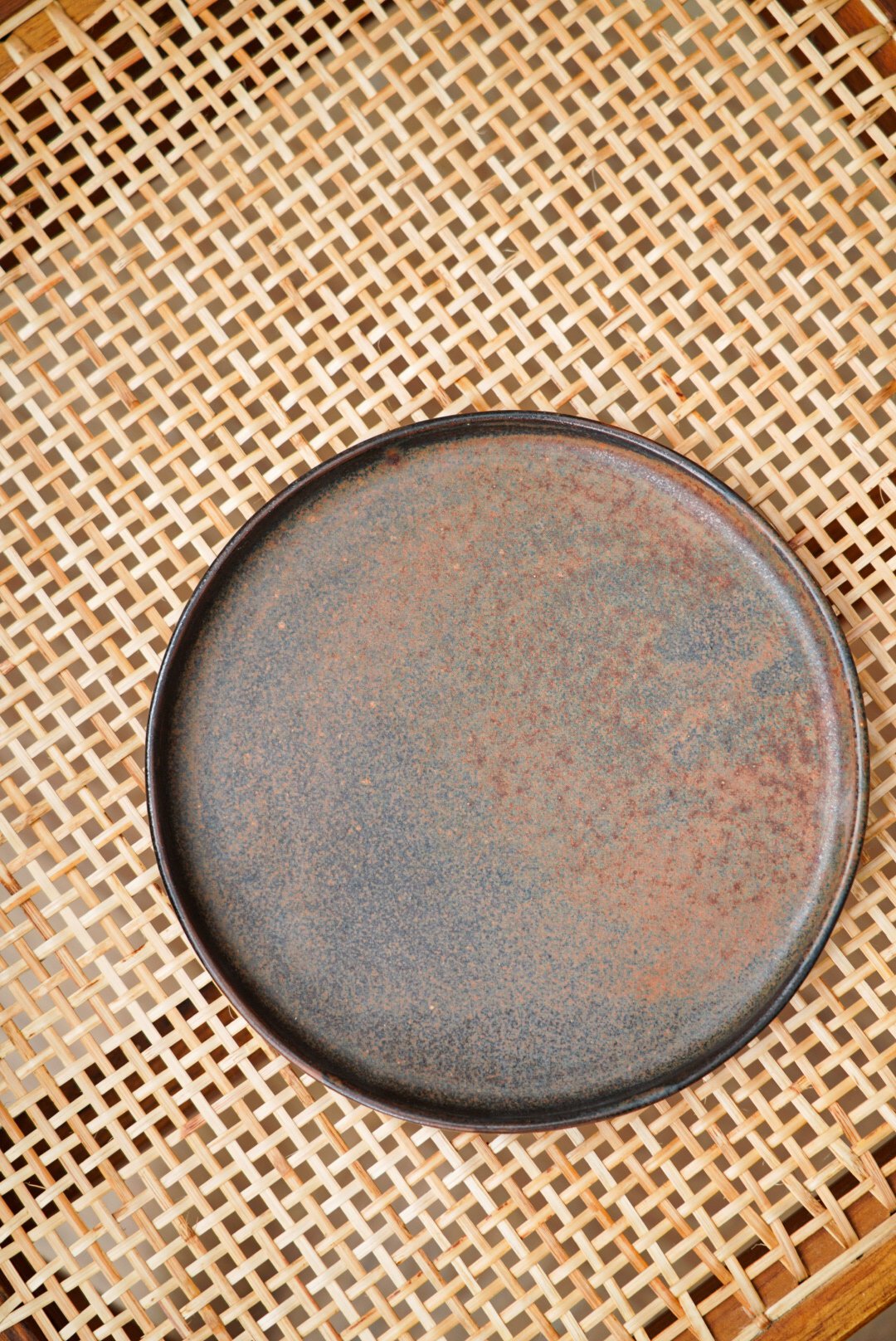 Rust Stoneware Dinner Plate
