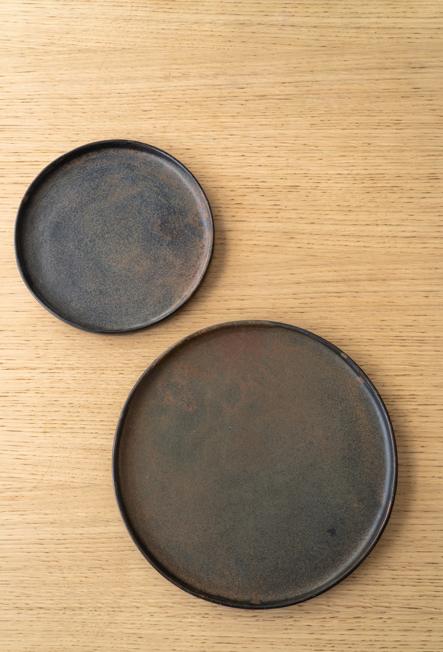 Rust Stoneware Dinner Plate
