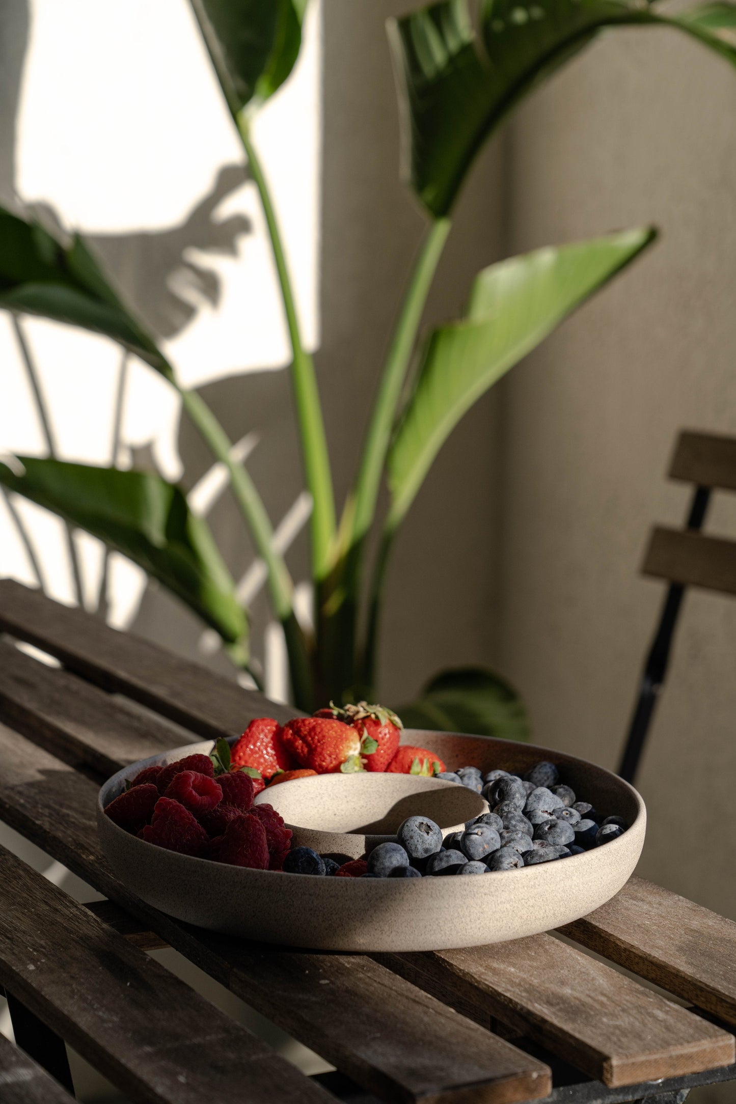 Handmade Stoneware Serving Dish - Concrete