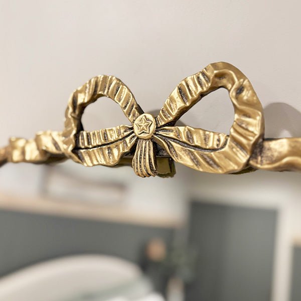 Antique Gold Bow Mirror, Choose Your Size - mosswell.us