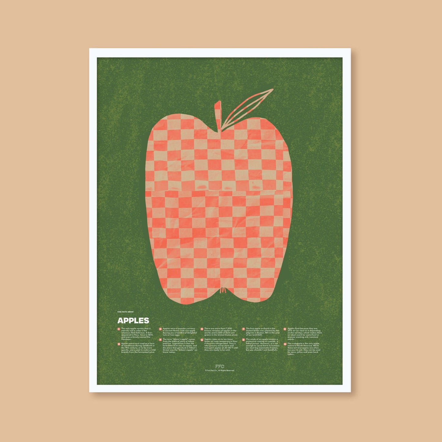 Apple Fun Facts Print - mosswell.us
