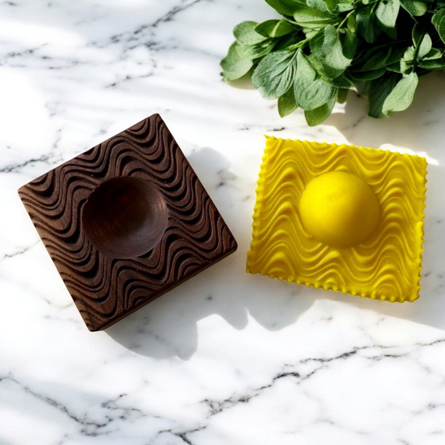 Artisan Ravioli Mold – Solid Wood, Detailed Design - mosswell.us