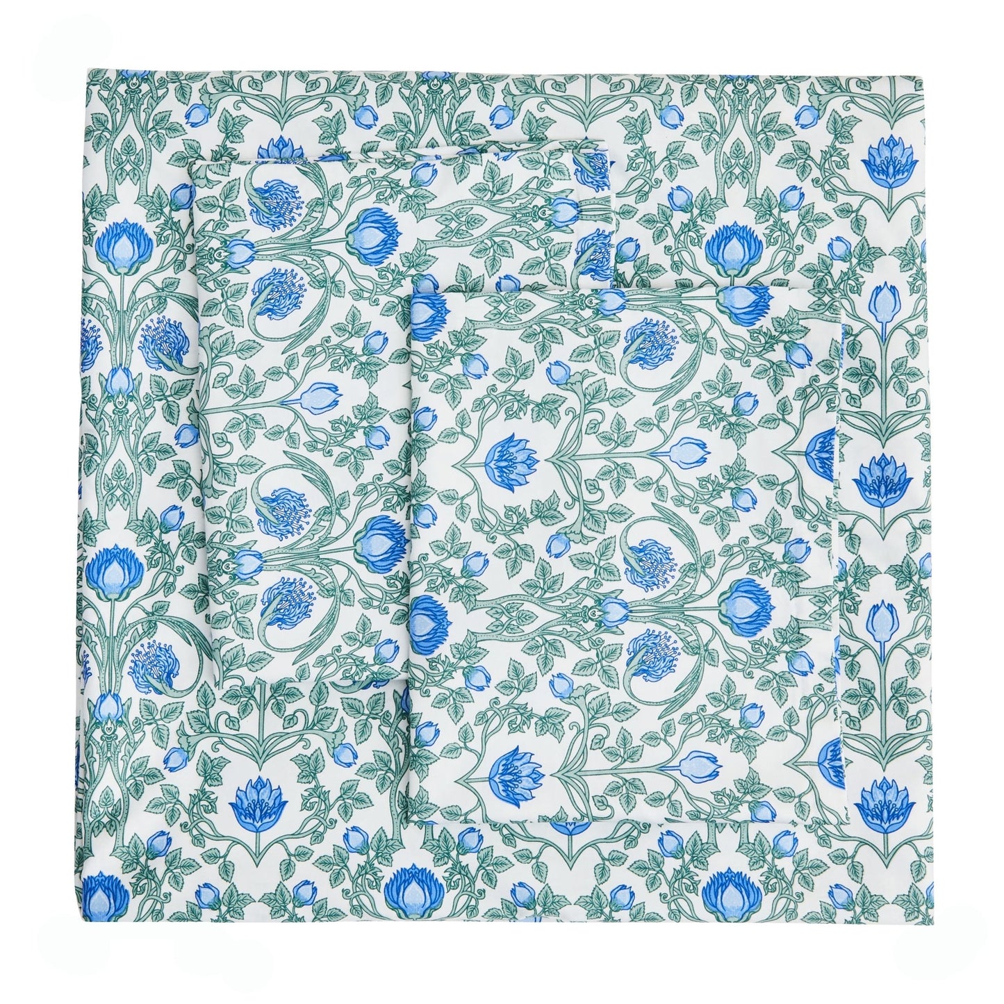Arts & Crafts Floral Printed Duvet Set - mosswell.us