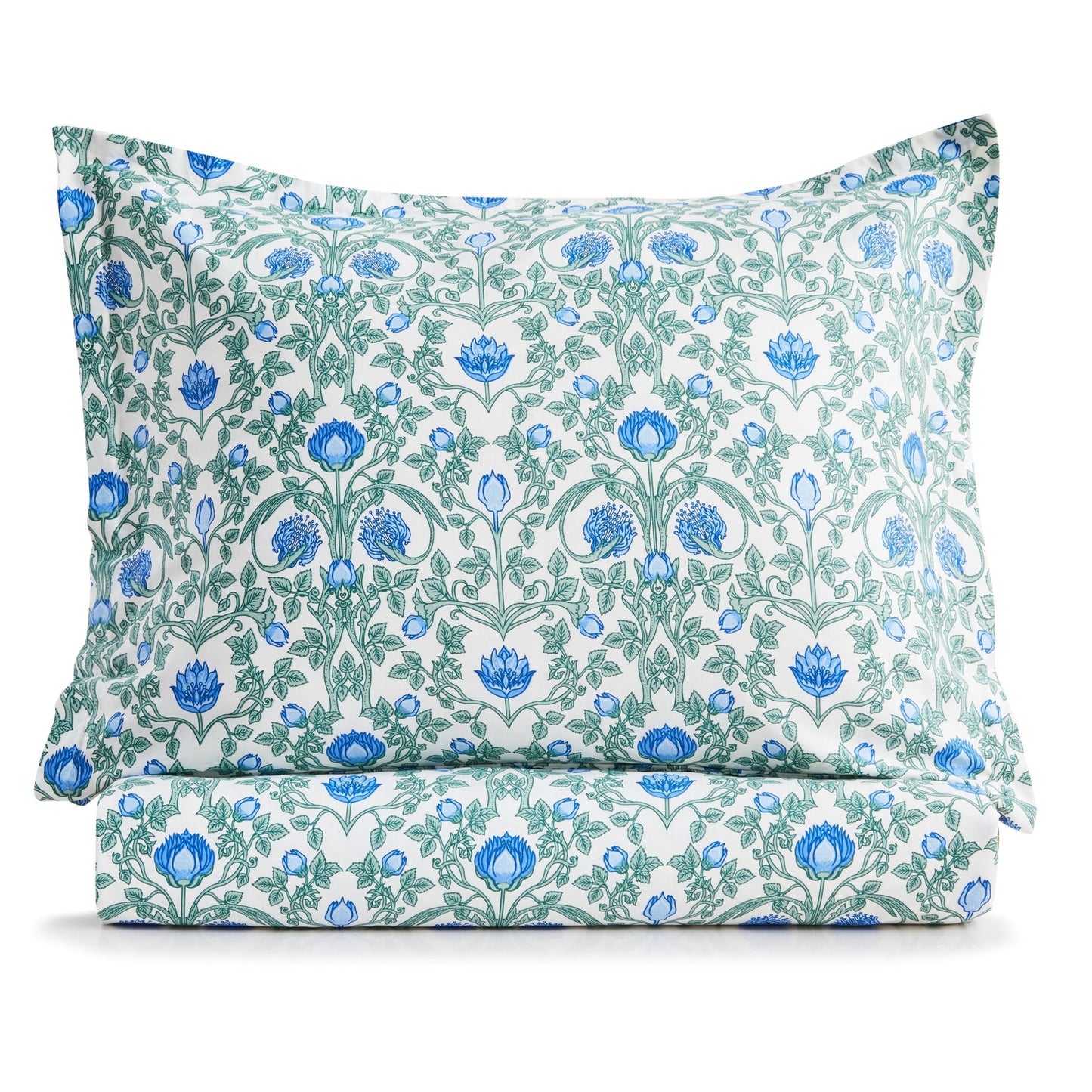 Arts & Crafts Floral Printed Duvet Set - mosswell.us
