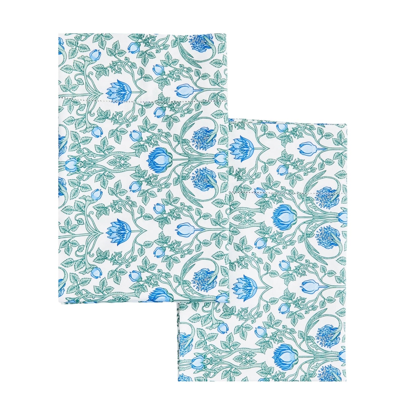 Arts & Crafts Floral Printed Pillowcase Pair - mosswell.us