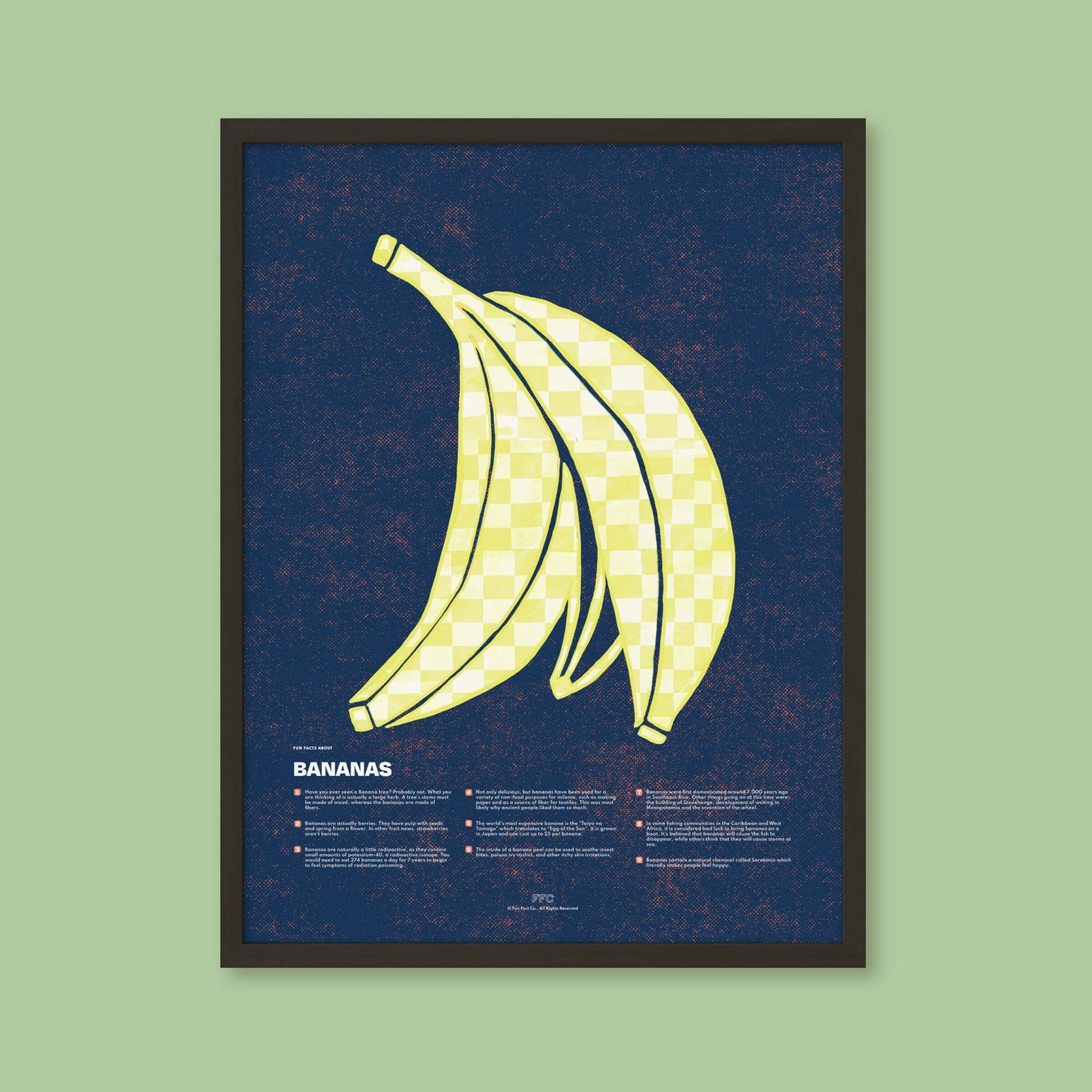 Banana Fun Facts Print - mosswell.us