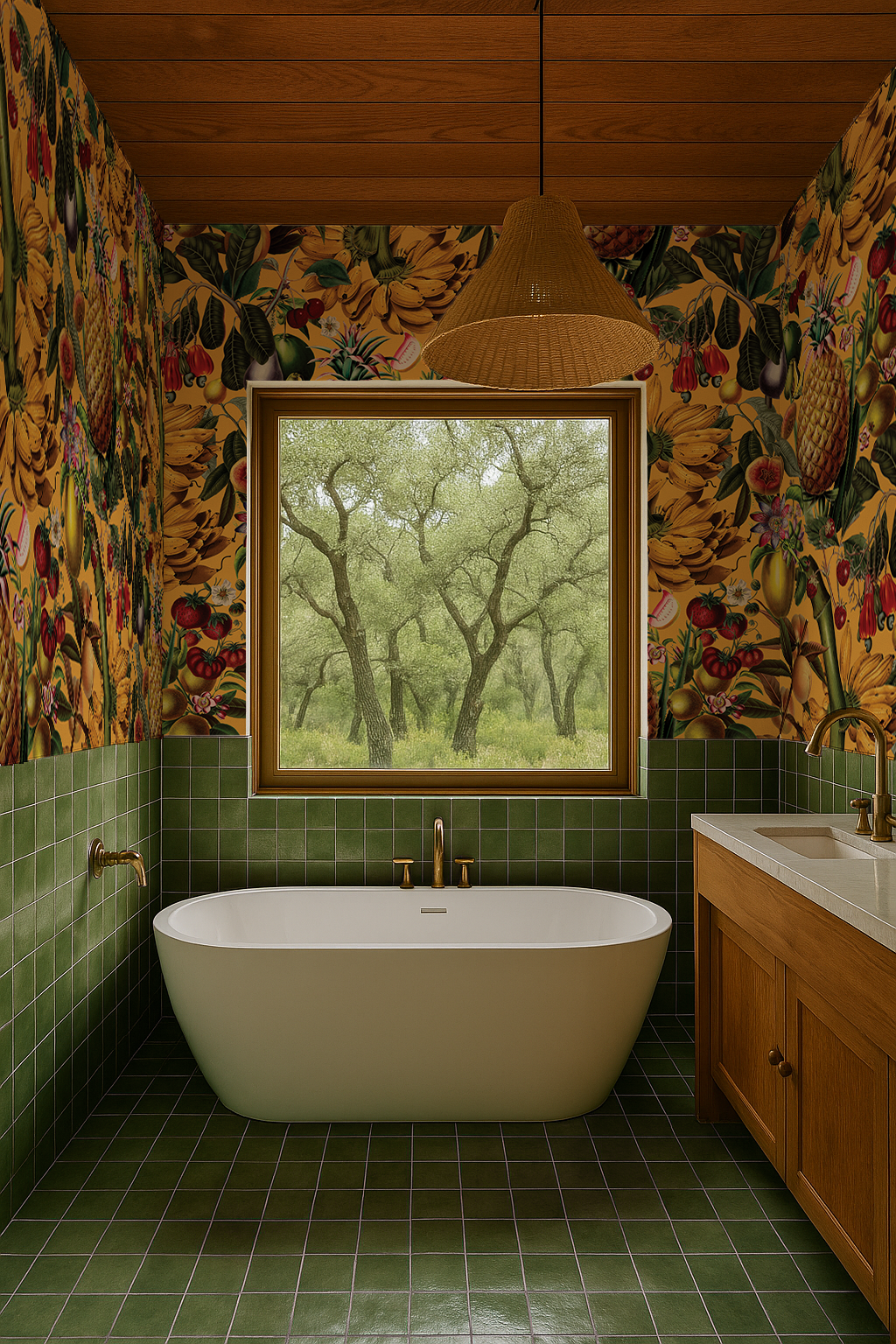 Juicy Fruit Wallpaper, golden rod