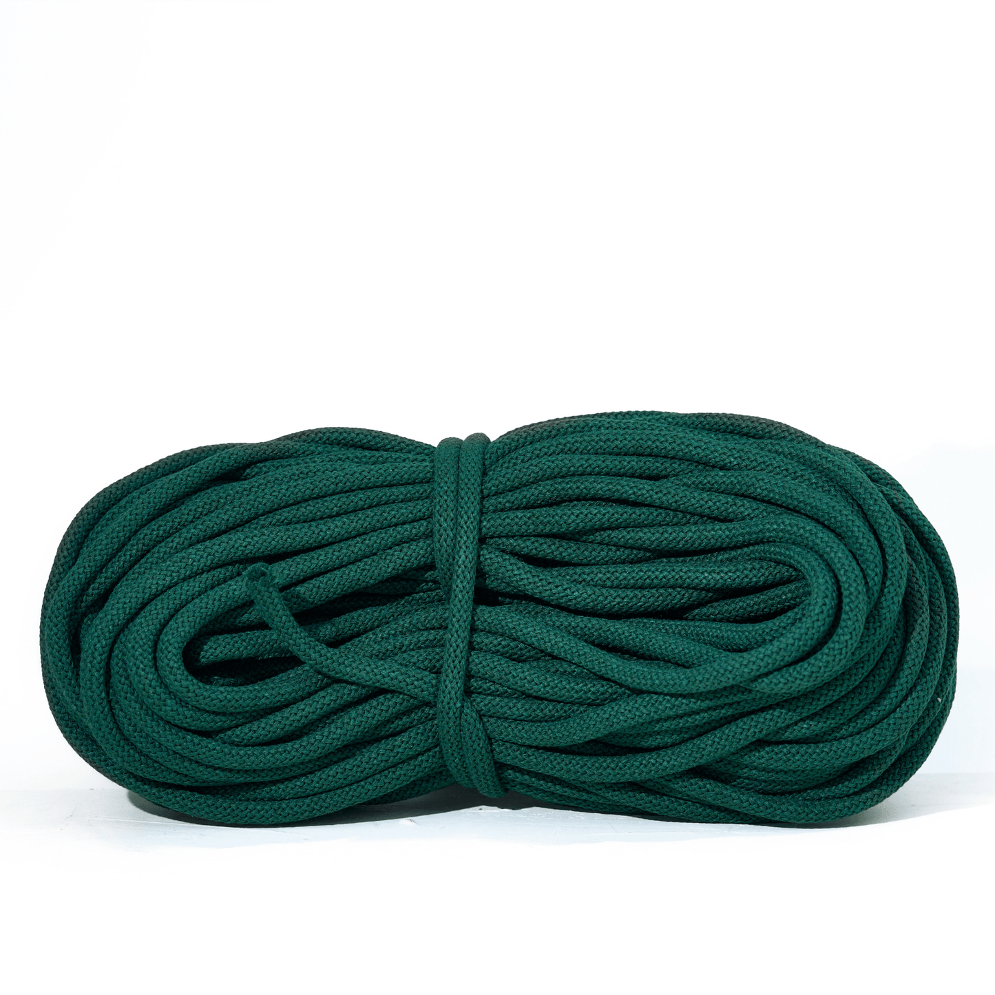 Braided Recycled Cotton Cord 9mm - Forest Green - mosswell.us
