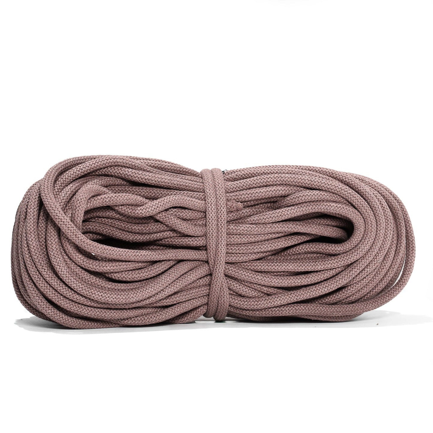 Braided Recycled Cotton Cord 9mm - Mink - mosswell.us