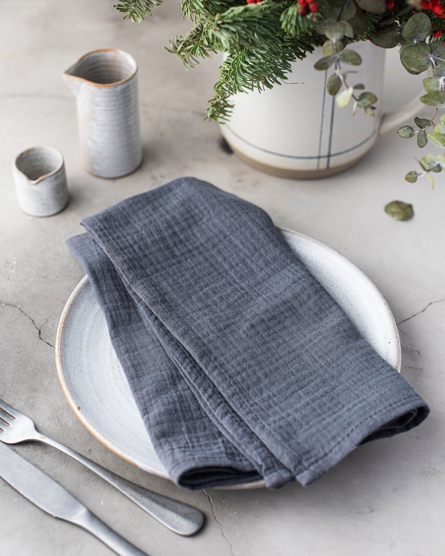 Cotton Crinkle Cloth Napkins, set of four - mosswell.us