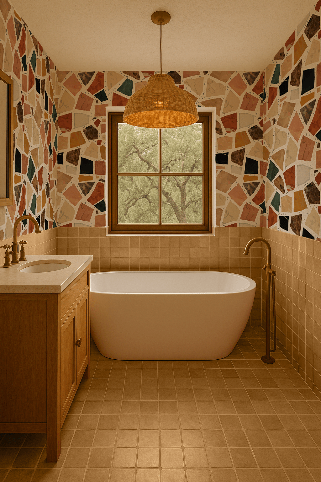 Dolce Terrazzo Wallpaper, white - mosswell.us