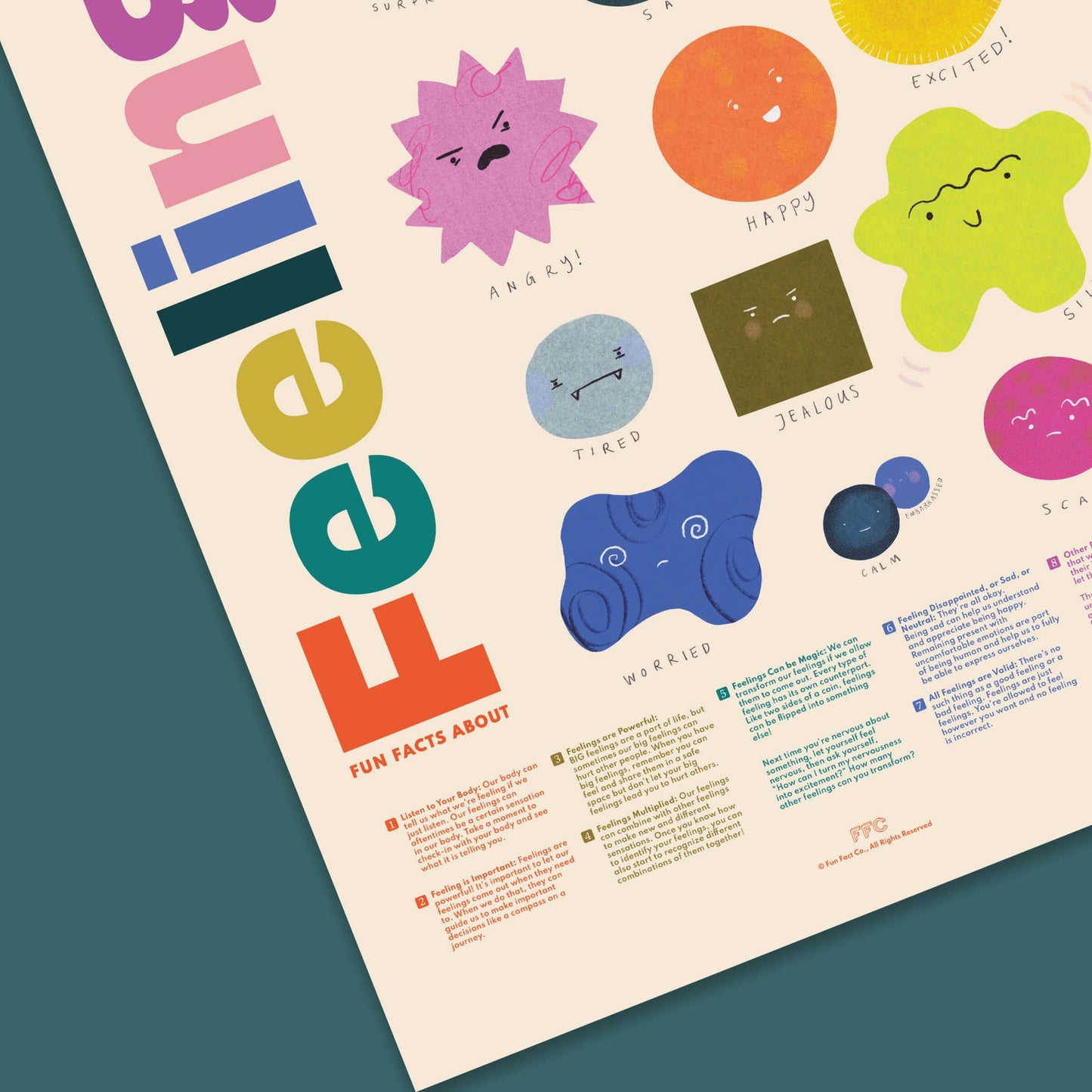 Fun Facts About Feelings Print - mosswell.us