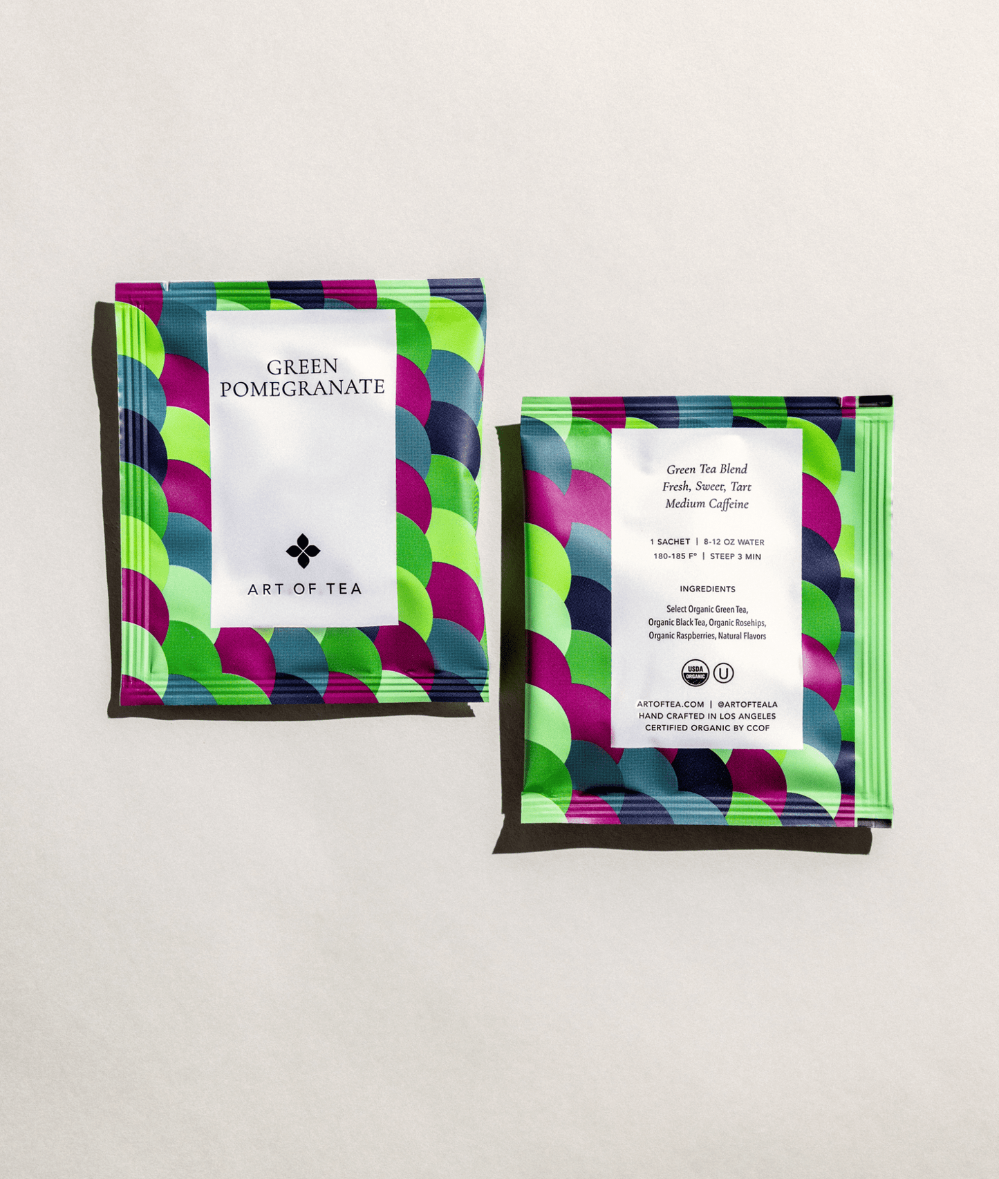 Green Pomegranate Tea Eco Teabag Sachets - mosswell.us