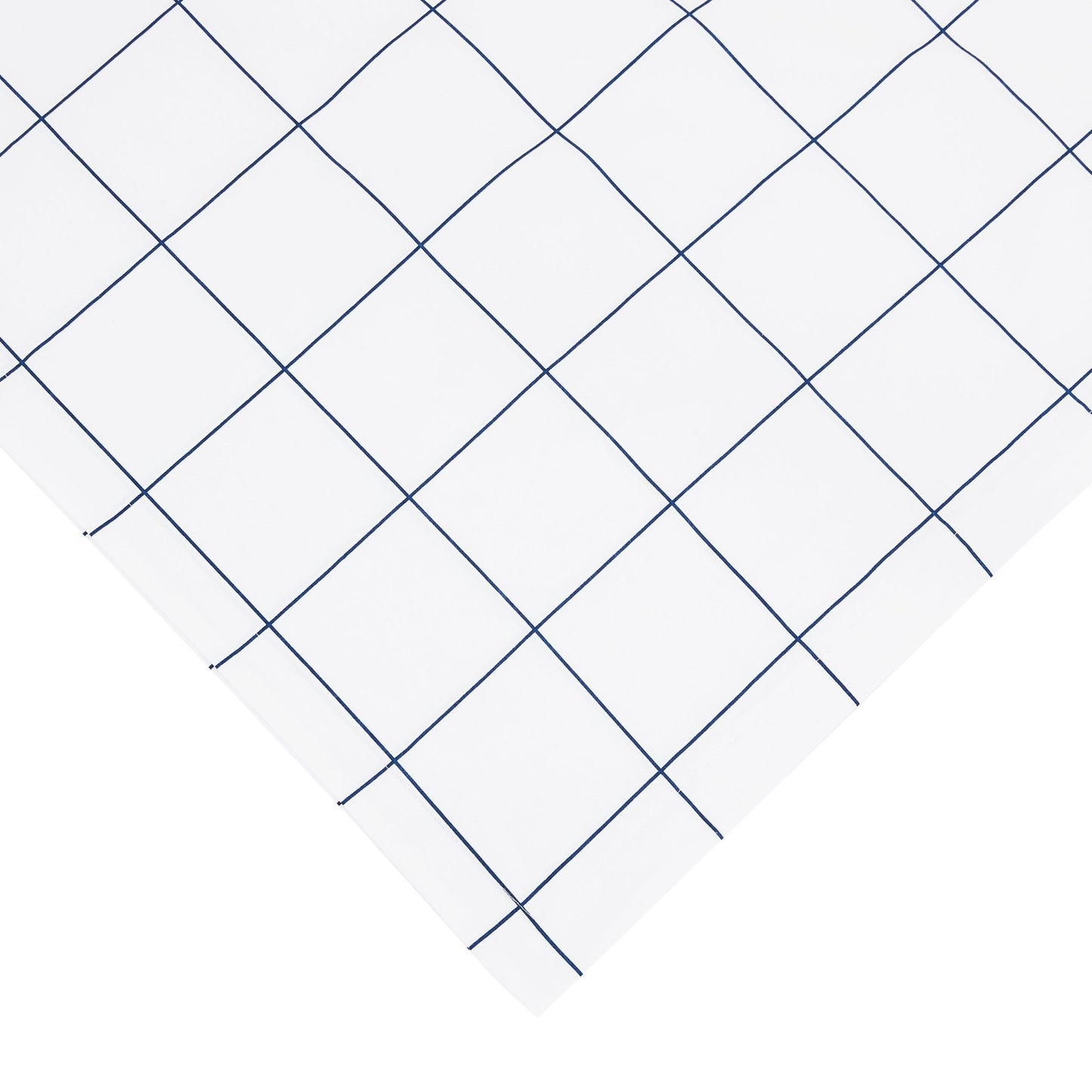 Grid Printed Cotton Percale Duvet Set - mosswell.us