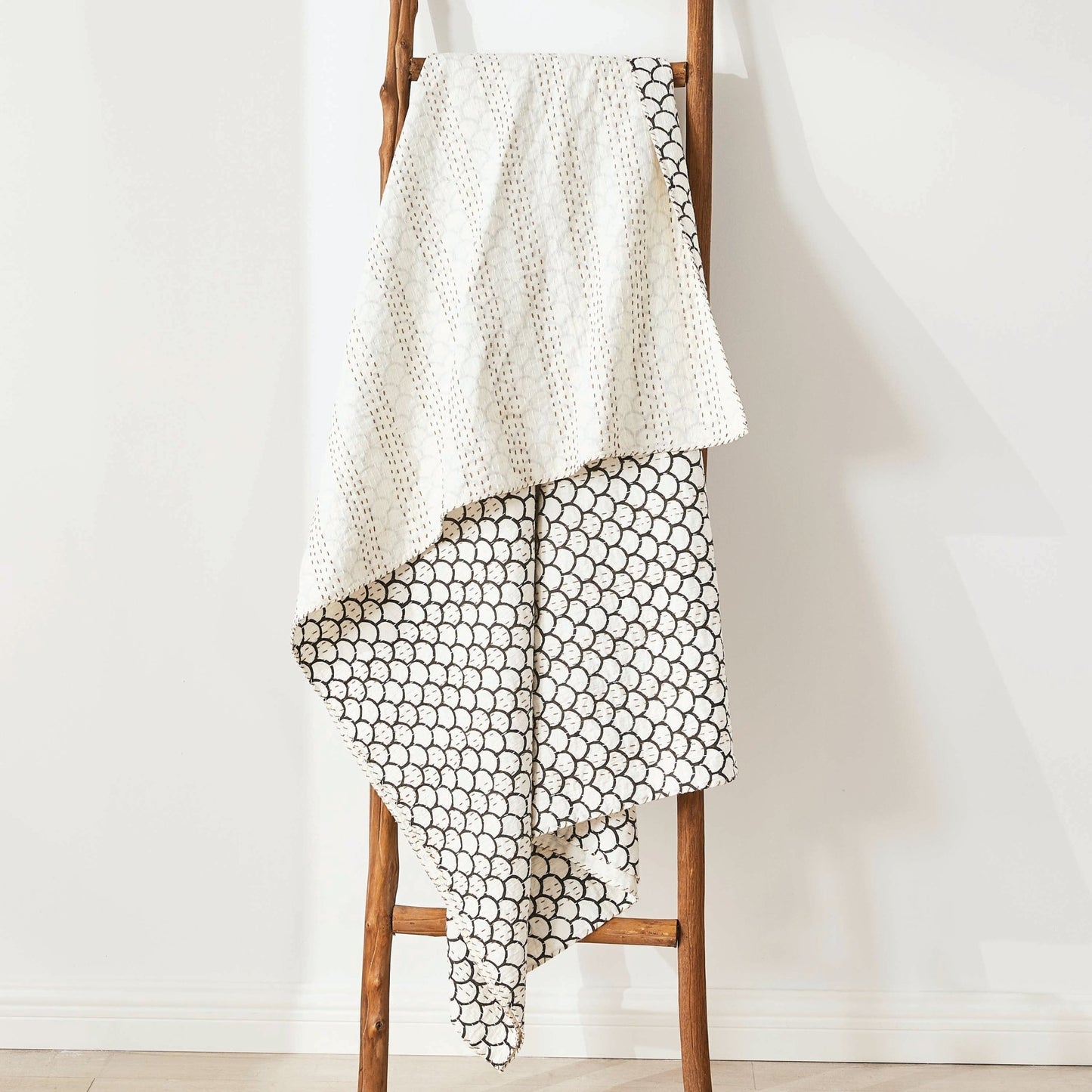 Hand Stitched Block Print Kantha Throws - mosswell.us