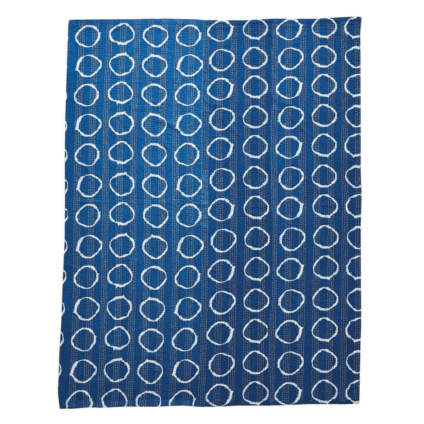 Hand Stitched Block Print Kantha Throws - mosswell.us
