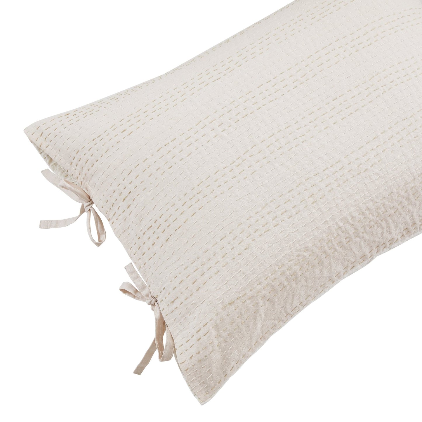 Hand Stitched Reversible Kantha Pillow Sham Pairs - mosswell.us