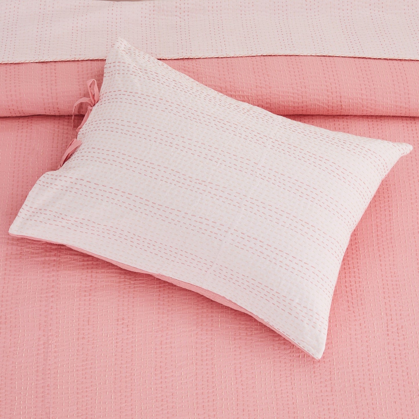 Hand Stitched Reversible Kantha Pillow Sham Pairs - mosswell.us