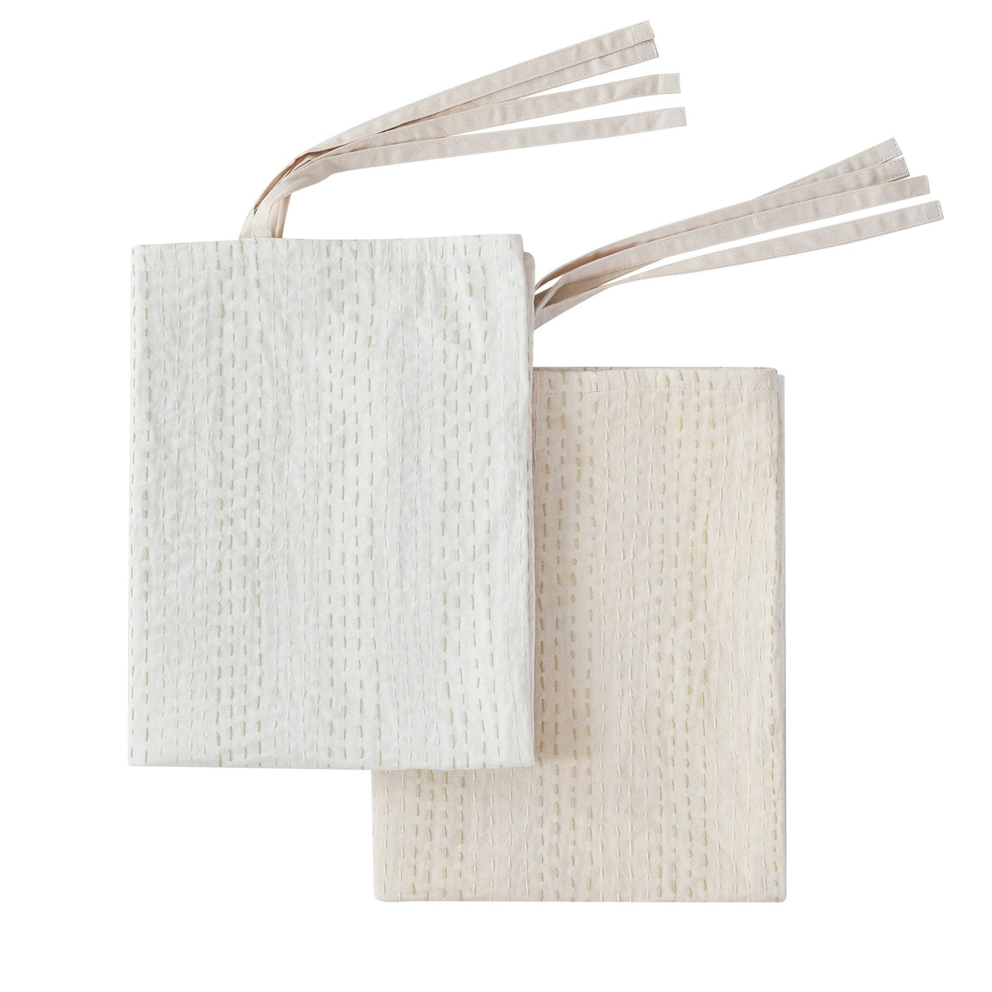Hand Stitched Reversible Kantha Pillow Sham Pairs - mosswell.us