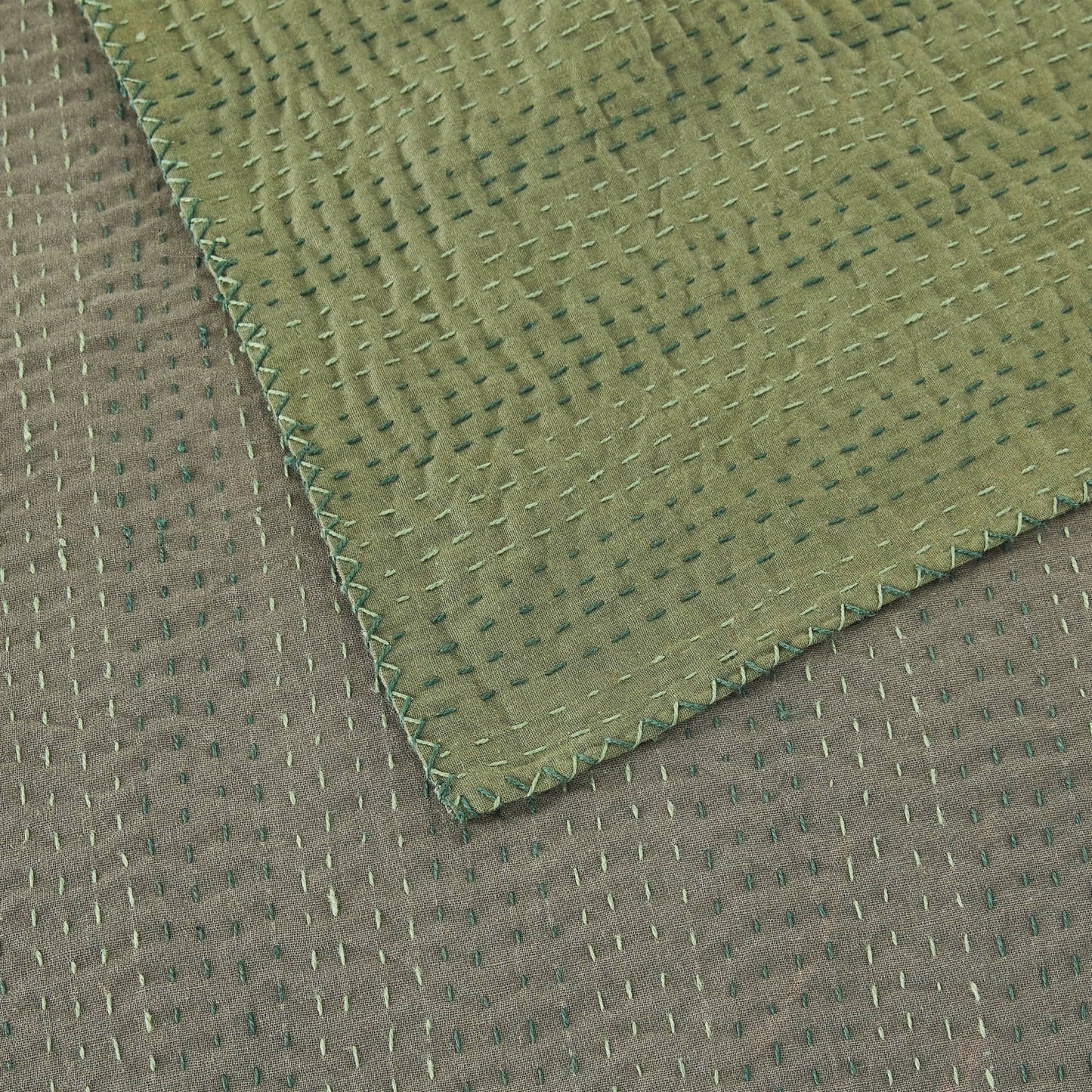 Hand Stitched Reversible Kantha Throws - mosswell.us
