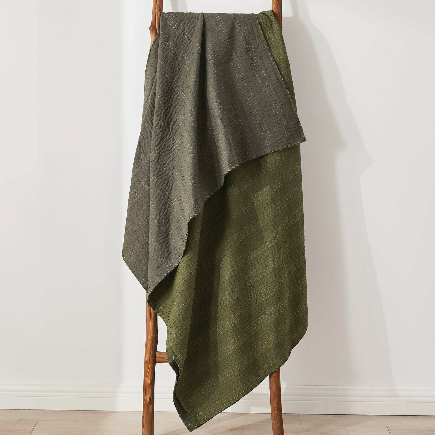 Hand Stitched Reversible Kantha Throws - mosswell.us