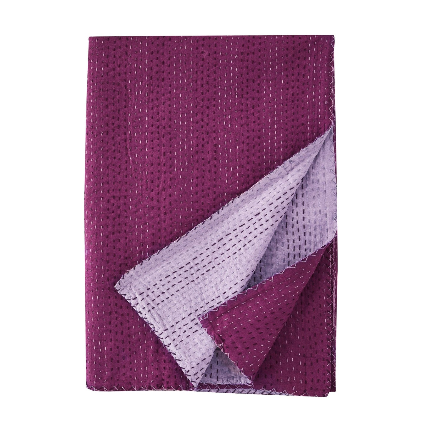 Hand Stitched Reversible Kantha Throws - mosswell.us