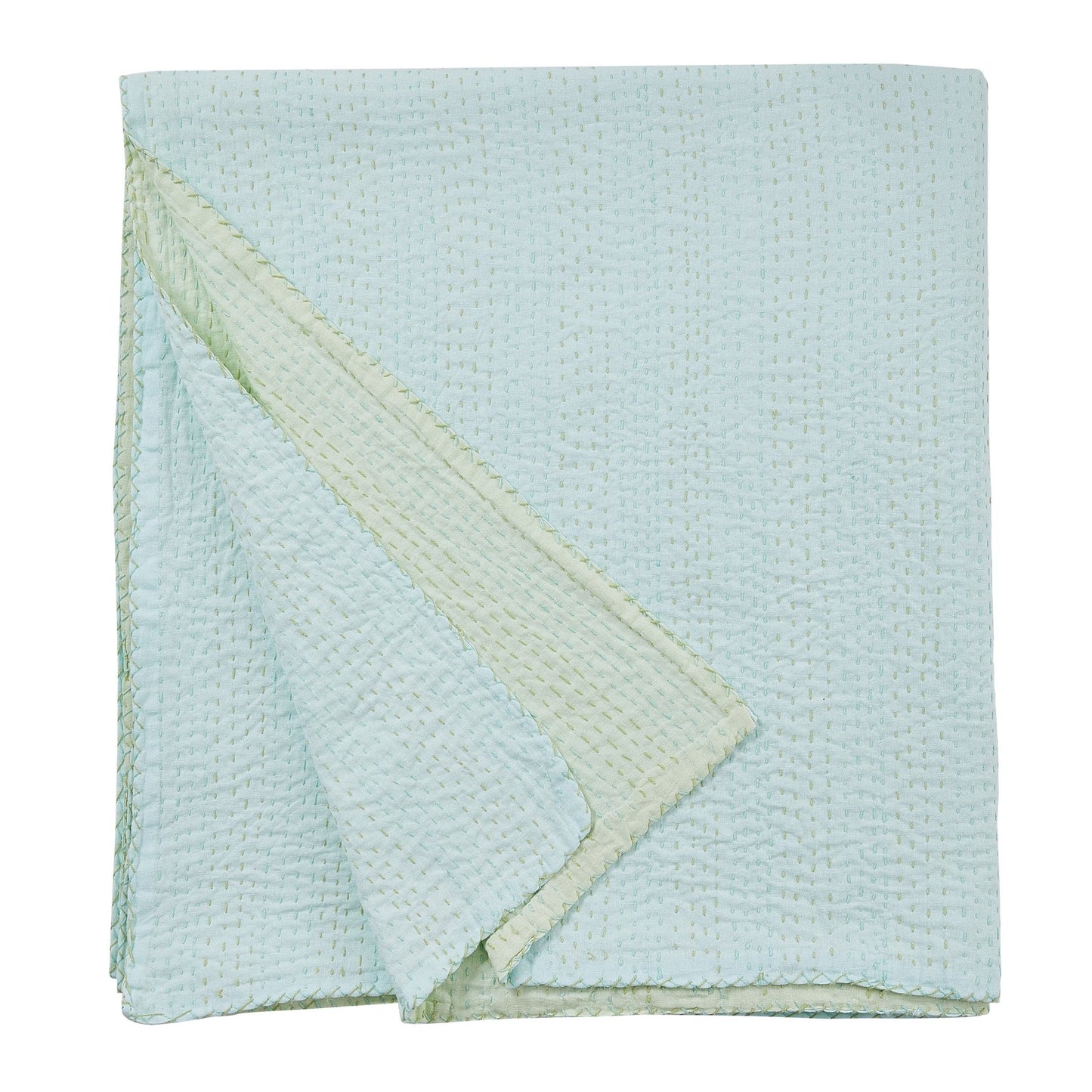 Hand Stitched Reversible Kantha Throws - mosswell.us
