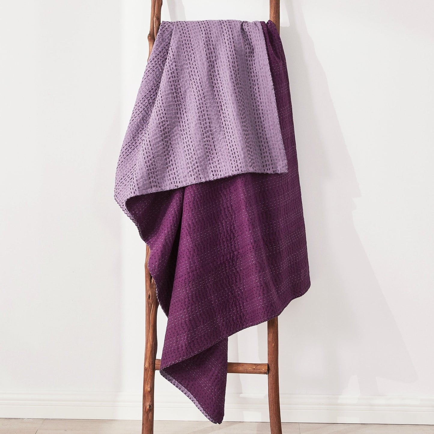 Hand Stitched Reversible Kantha Throws - mosswell.us