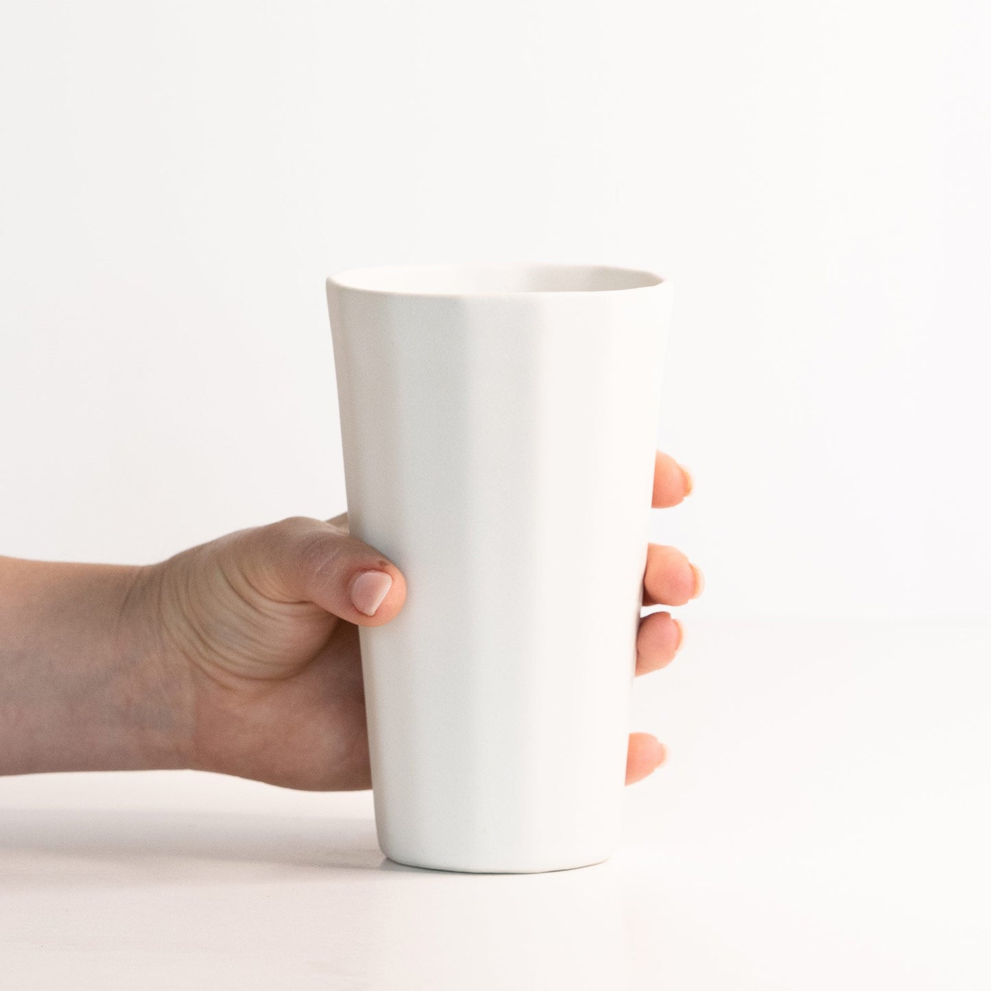 Handmade Porcelain Pint Cup - mosswell.us