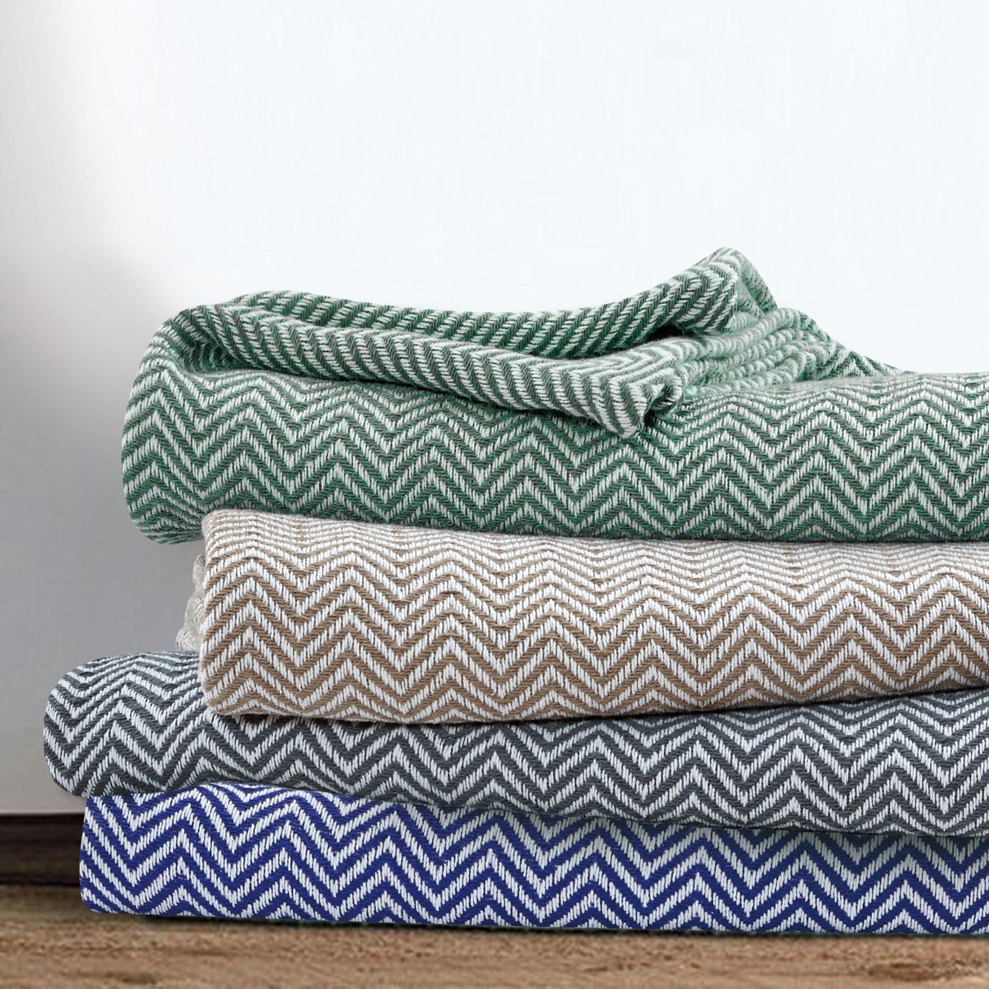 Herringbone Cotton Blanket - mosswell.us