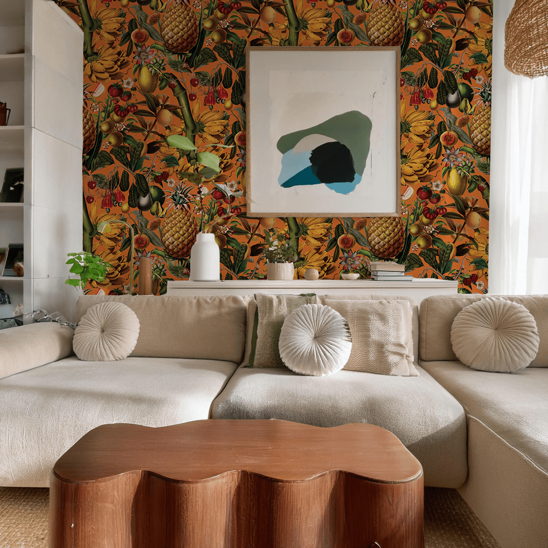 Juicy Fruit Wallpaper, orange - mosswell.us