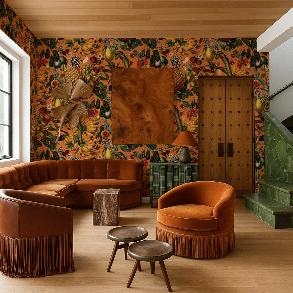 Juicy Fruit Wallpaper, orange - mosswell.us
