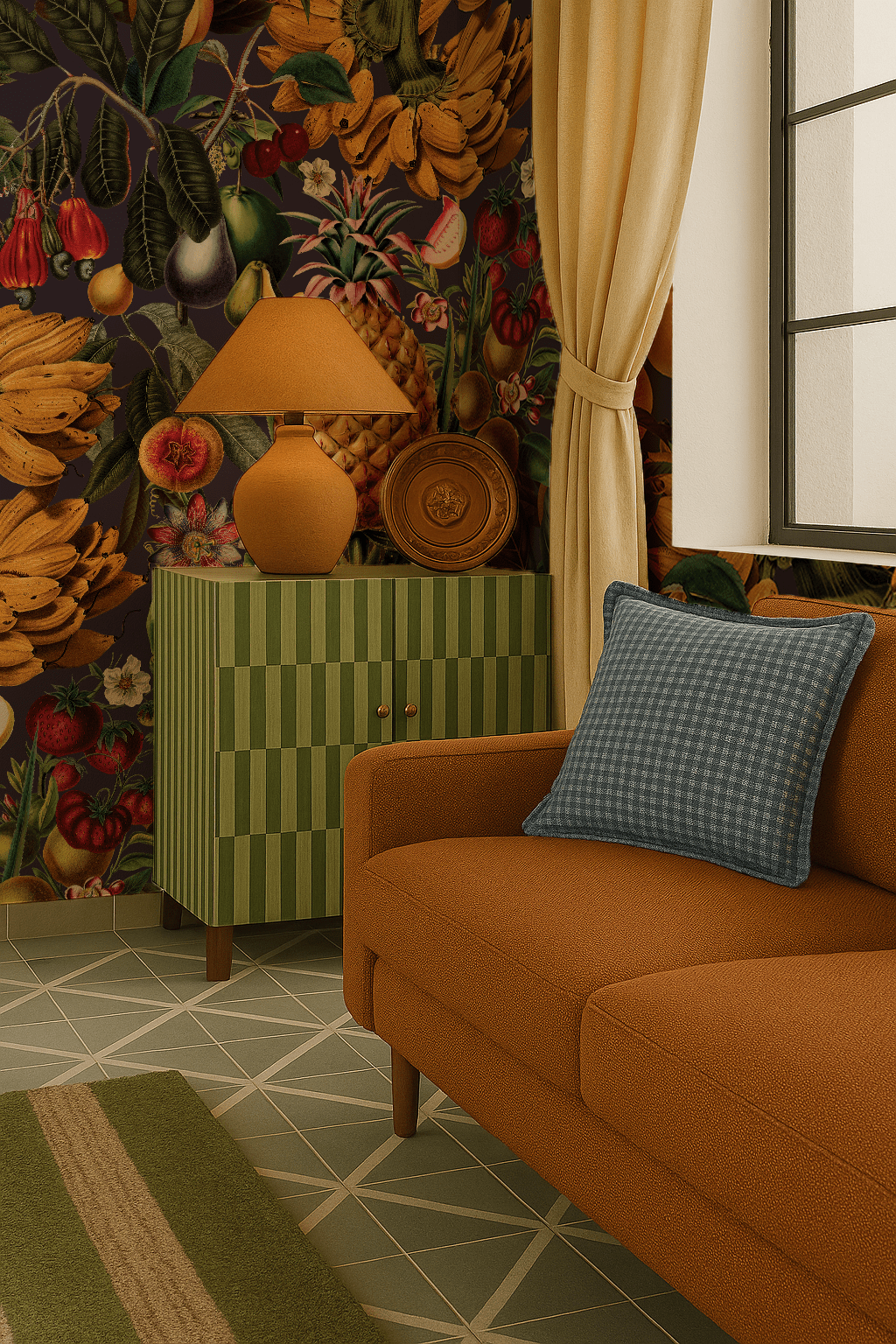 Juicy Fruit Wallpaper, plum - mosswell.us