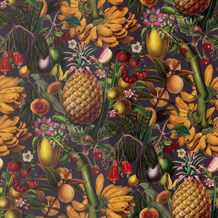 Juicy Fruit Wallpaper, plum - mosswell.us