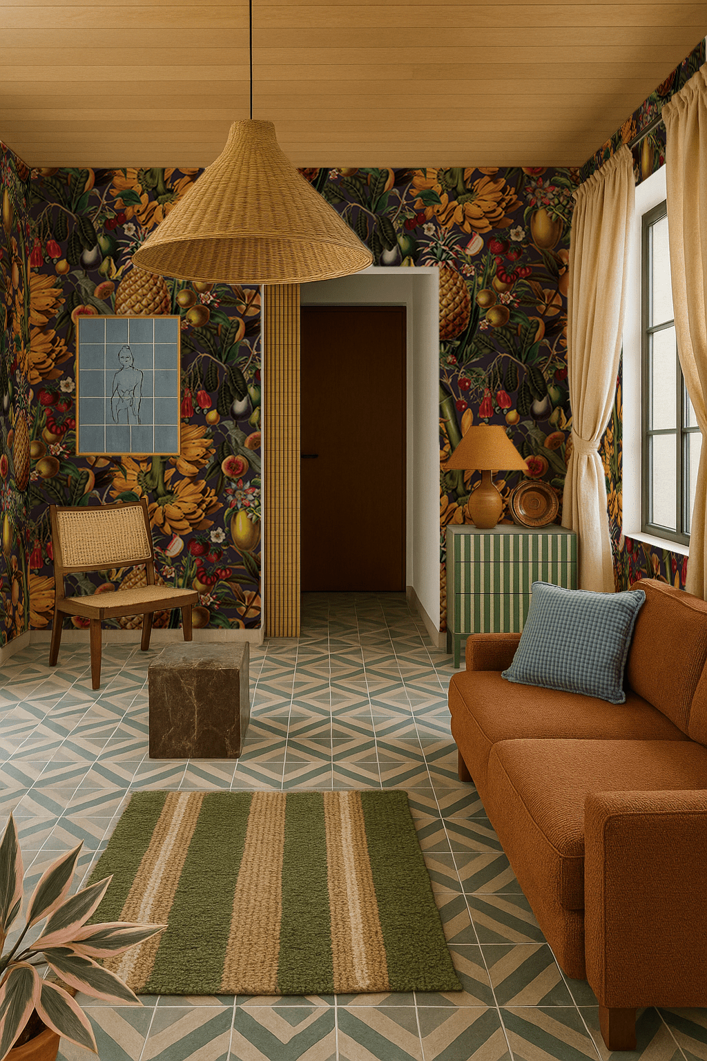 Juicy Fruit Wallpaper, plum - mosswell.us