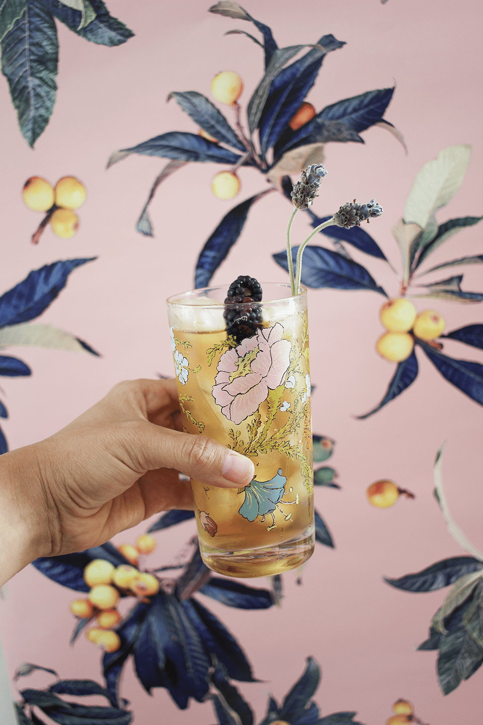 Loquat Love Wallpaper, pink - mosswell.us