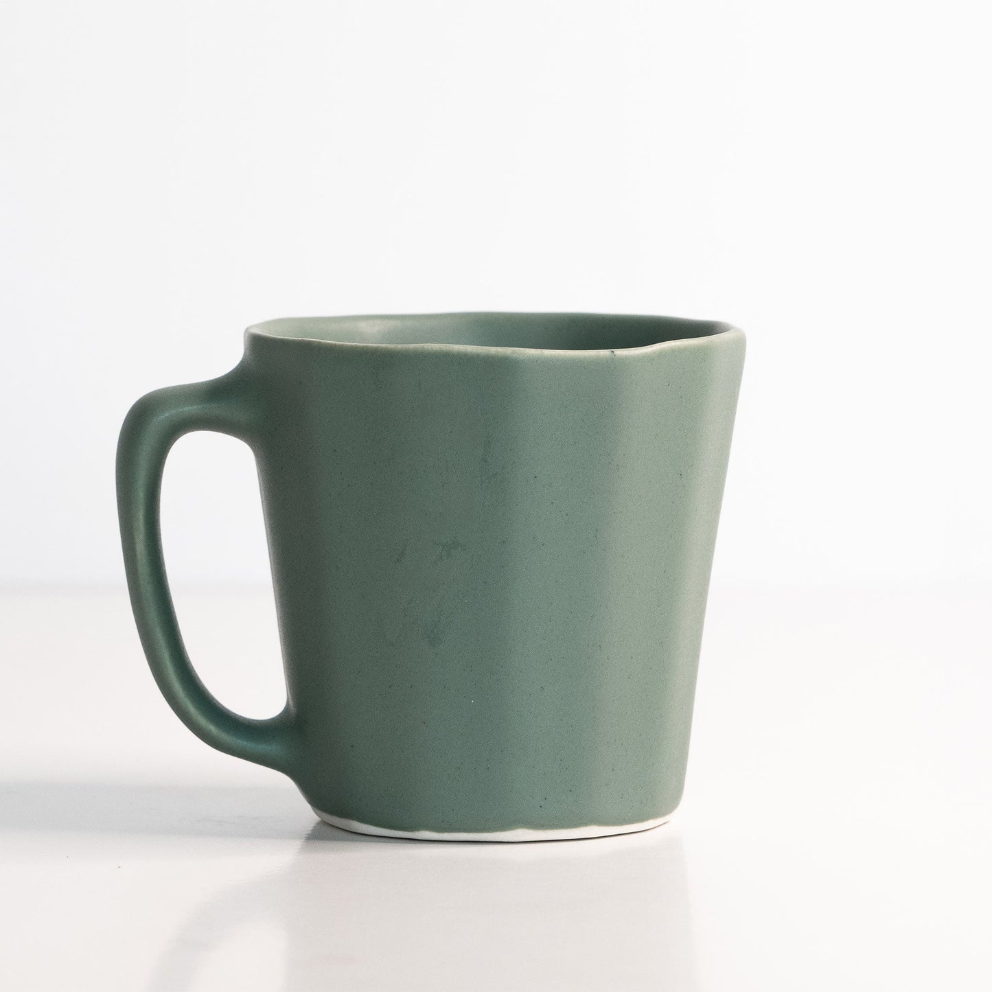 Monday Mug - Handmade Porcelain Coffee Cup - mosswell.us
