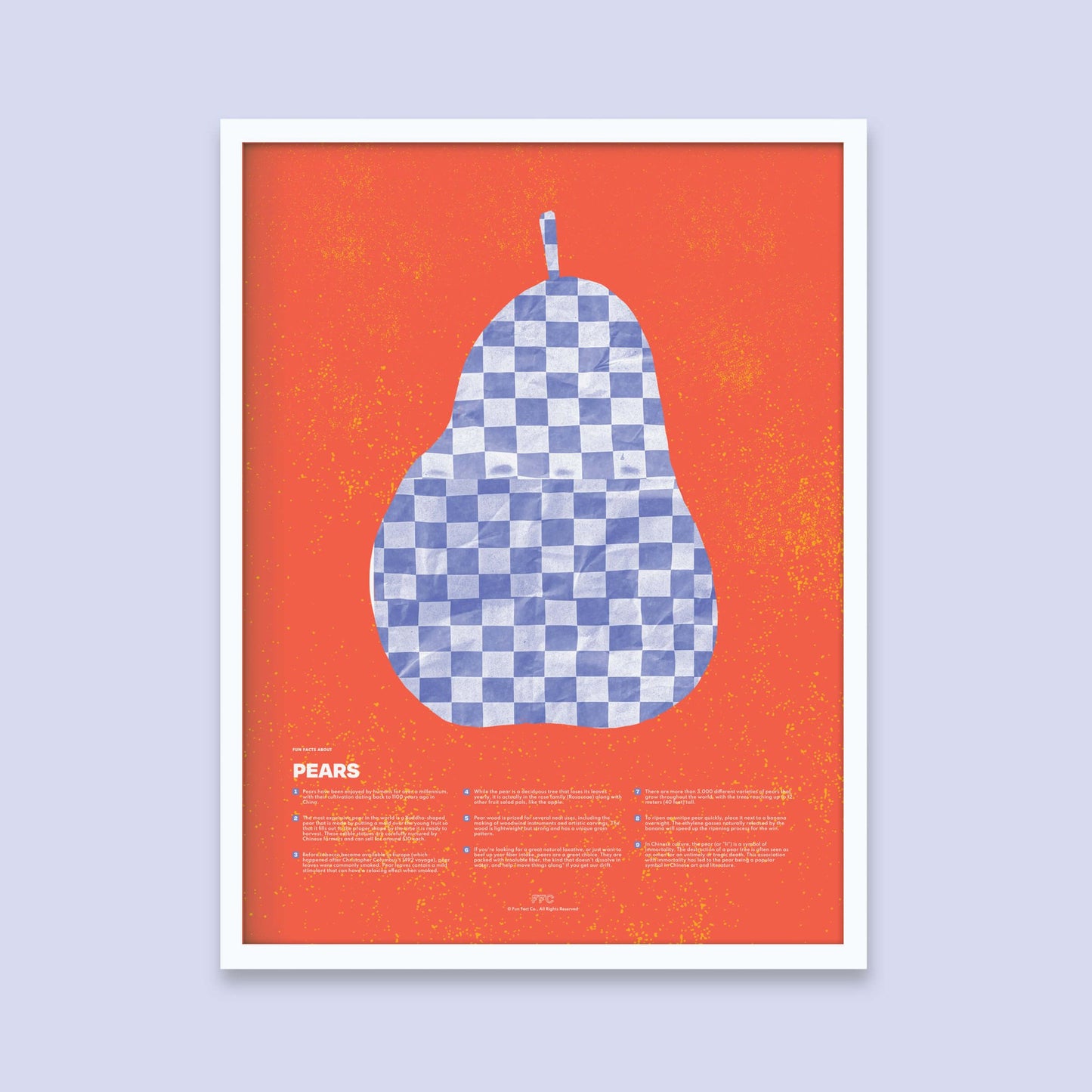 Pear Fun Facts Print - mosswell.us