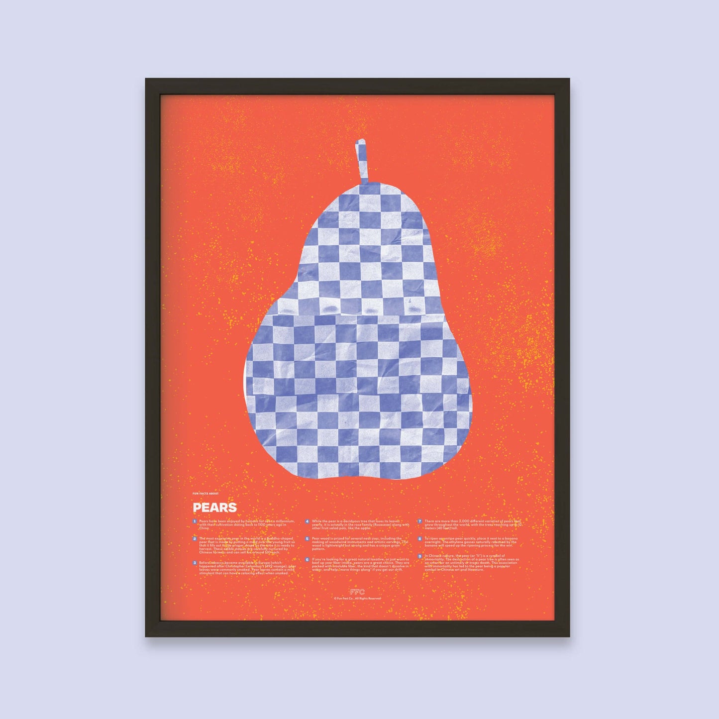 Pear Fun Facts Print - mosswell.us