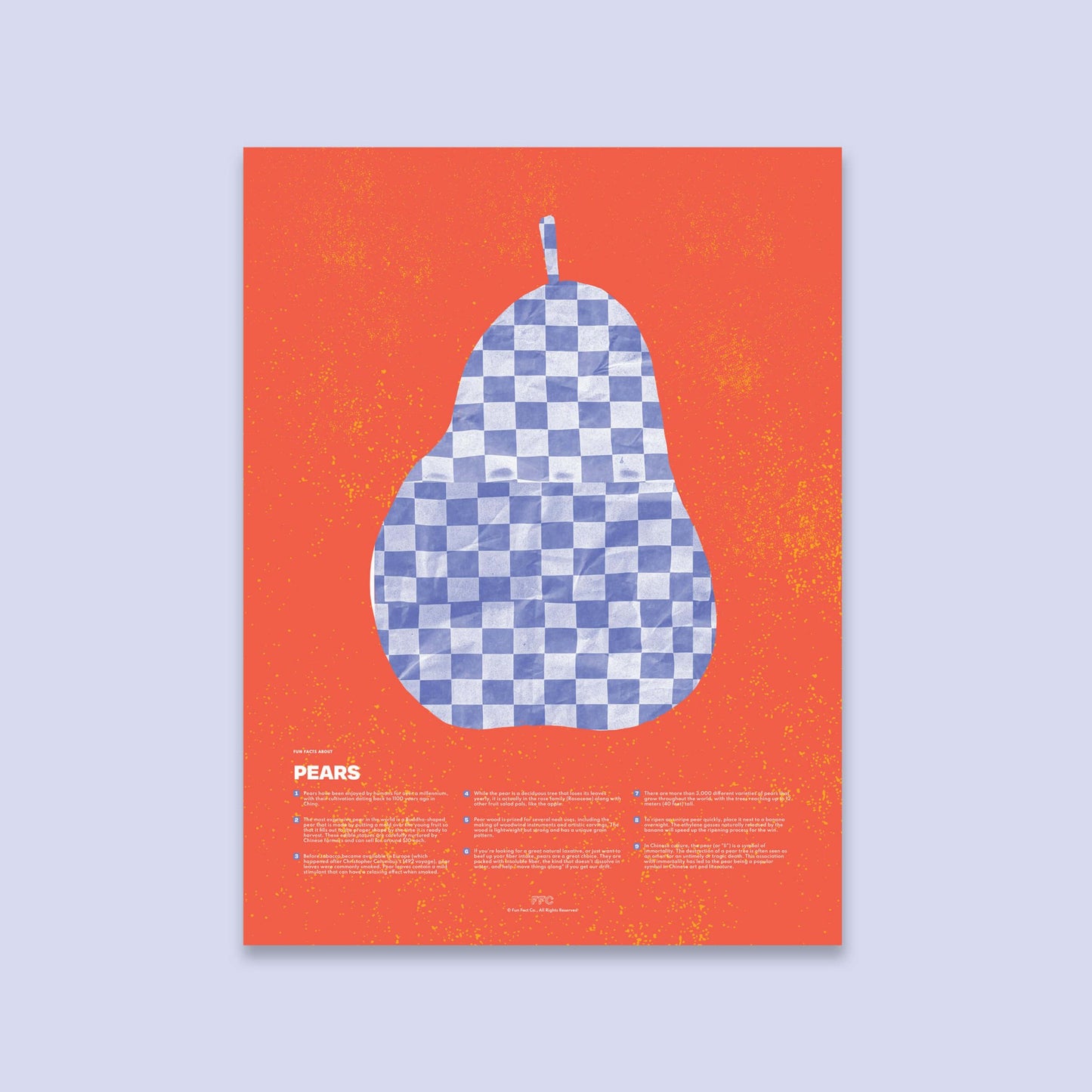 Pear Fun Facts Print - mosswell.us