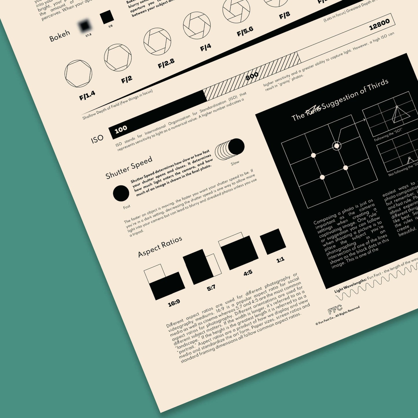 Photography Chart Print - mosswell.us