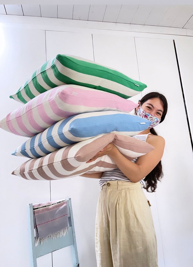 Santiago Cabana Stripe - Kelly Green - mosswell.us