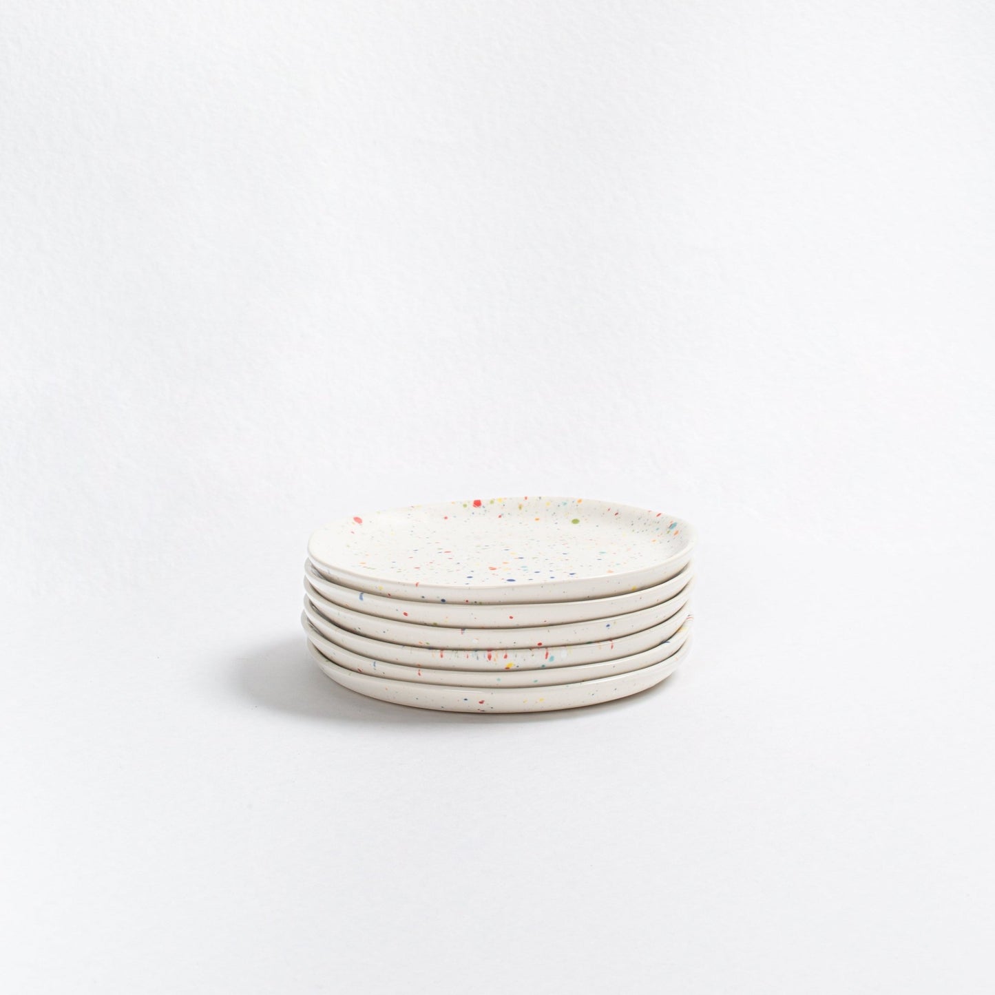 Set of 30 White stoneware ceramic Dinnerware — Party Collection - mosswell.us